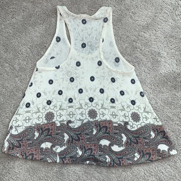 Gaze USA Paisley Racerback Boho Tank Top S - Picture 7 of 9